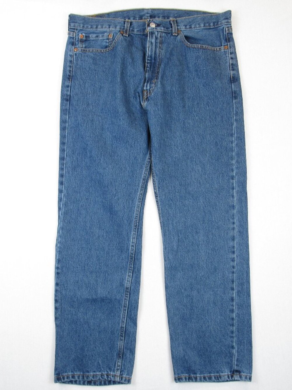 Levi’s 505 Men’s Jeans 36 x 30 Regular Straight Leg Denim Blue Pant 100% Cotton